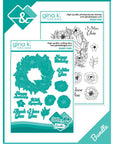 Gina K. Designs - Clear Stamps & Dies - Bouquet Frame-ScrapbookPal