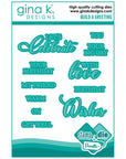 Gina K. Designs - Clear Stamps & Dies - Build a Greeting-ScrapbookPal
