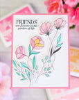 Gina K. Designs - Clear Stamps & Dies - Floral Friendship-ScrapbookPal