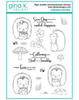 Gina K. Designs - Clear Stamps & Dies - Hedgehogs in Happiness-ScrapbookPal