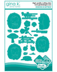 Gina K. Designs - Clear Stamps & Dies - Hedgehogs in Happiness-ScrapbookPal