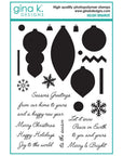 Gina K. Designs - Clear Stamps & Dies - Holiday Ornaments-ScrapbookPal
