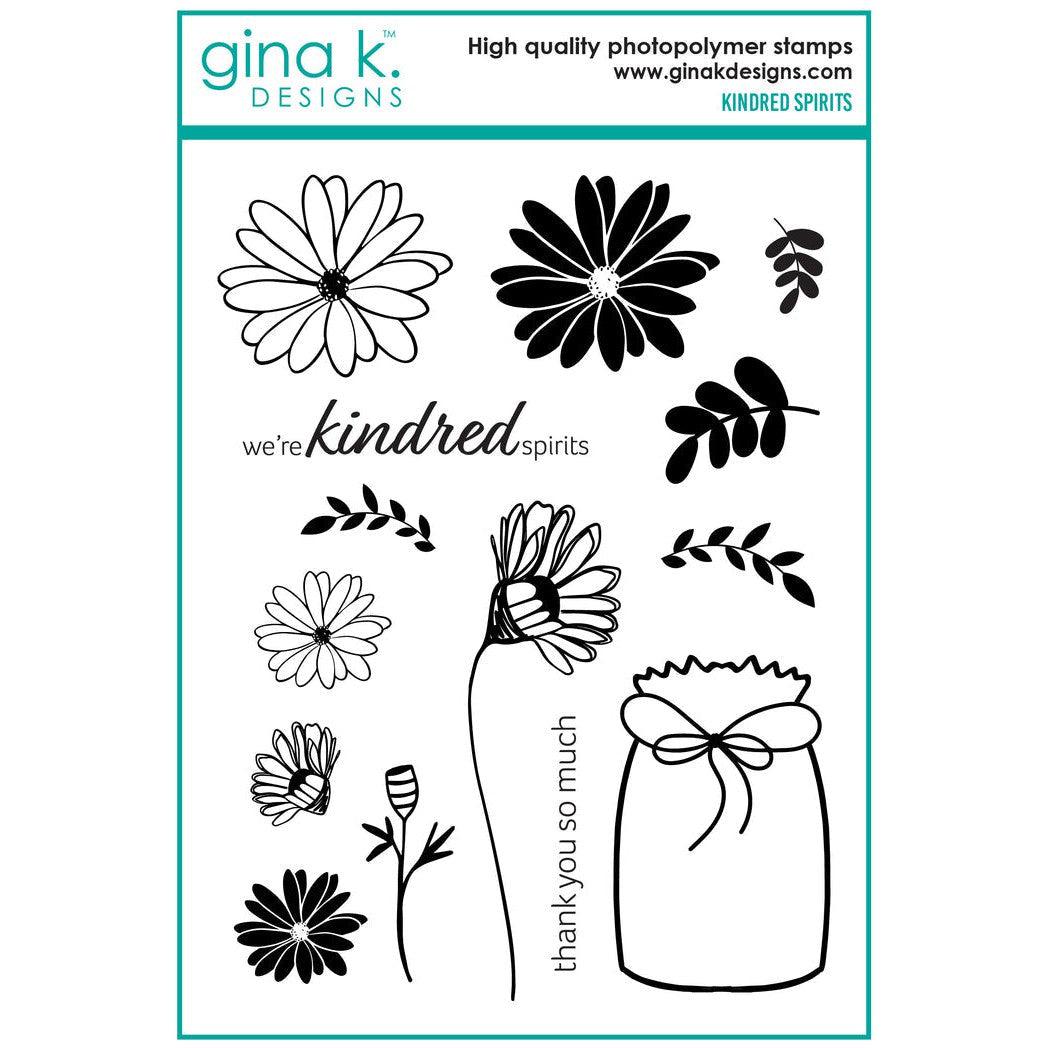 Gina K. Designs - Clear Stamps &amp; Dies - Kindred Spirits-ScrapbookPal