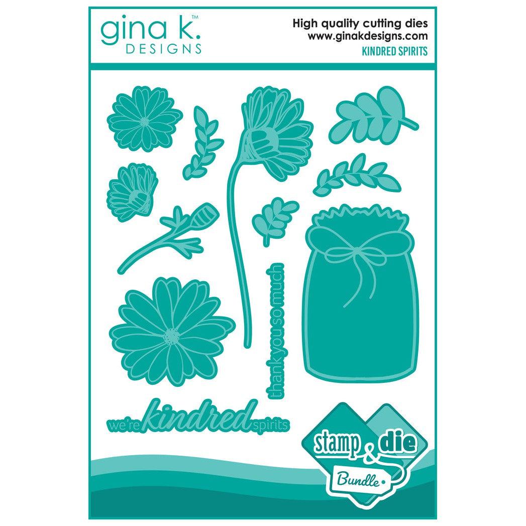 Gina K. Designs - Clear Stamps &amp; Dies - Kindred Spirits-ScrapbookPal