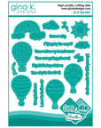 Gina K. Designs - Clear Stamps & Dies - Up, Up and Away-ScrapbookPal