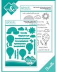 Gina K. Designs - Clear Stamps & Dies - Up, Up and Away-ScrapbookPal