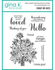 Gina K. Designs - Clear Stamps - Forget-Me-Nots-ScrapbookPal