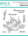Gina K. Designs - Clear Stamps - Harvest of Love-ScrapbookPal