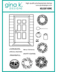 Gina K. Designs - Clear Stamps - Holiday Home-ScrapbookPal