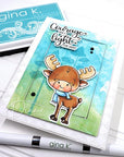 Gina K. Designs - Clear Stamps - Moose Tracks-ScrapbookPal