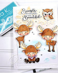 Gina K. Designs - Clear Stamps - Moose Tracks-ScrapbookPal
