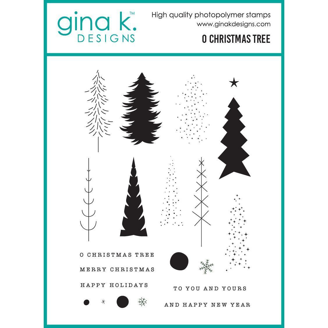 Gina K. Designs - Clear Stamps - O Christmas Tree-ScrapbookPal