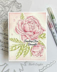 Gina K. Designs - Clear Stamps - Peaceful Peonies-ScrapbookPal