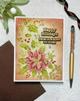 Gina K. Designs - Clear Stamps - Pristine Poinsettia-ScrapbookPal