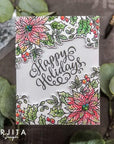 Gina K. Designs - Clear Stamps - Pristine Poinsettia-ScrapbookPal