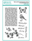 Gina K. Designs - Clear Stamps - Vintage Spring-ScrapbookPal