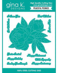Gina K. Designs - Dies - Peaceful Peonies-ScrapbookPal