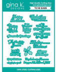 Gina K. Designs - Dies - 'Tis the Season-ScrapbookPal