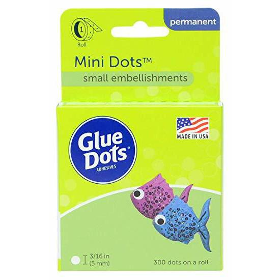 Glue Dots - Mini Glue Dots - Roll-ScrapbookPal