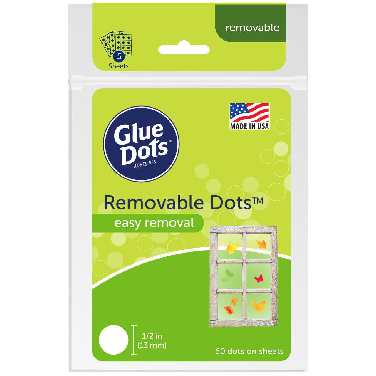 Glue Dots - Removable Glue Dots - Sheets-ScrapbookPal