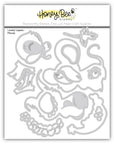 HBDS-LLMOUSE Honey Bee Stamps