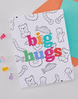 Hero Arts - Beary Sweet Collection - Stamp & Cut - Let's Stick Together-ScrapbookPal
