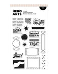 Hero Arts - Beary Sweet Holiday Collection - Clear Stamps - Candy Wrappers-ScrapbookPal