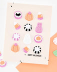 Hero Arts - Beary Sweet Holiday Collection - Dies - Candy Kebob Halloween Add On-ScrapbookPal