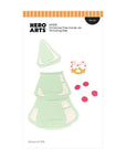 Hero Arts - Beary Sweet Holiday Collection - Dies - Christmas Tree Candy Jar-ScrapbookPal