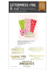 Hero Arts - Best Gift Ever Collection - Letterpress + Foil Plate & Cut - Here for the Presents-ScrapbookPal
