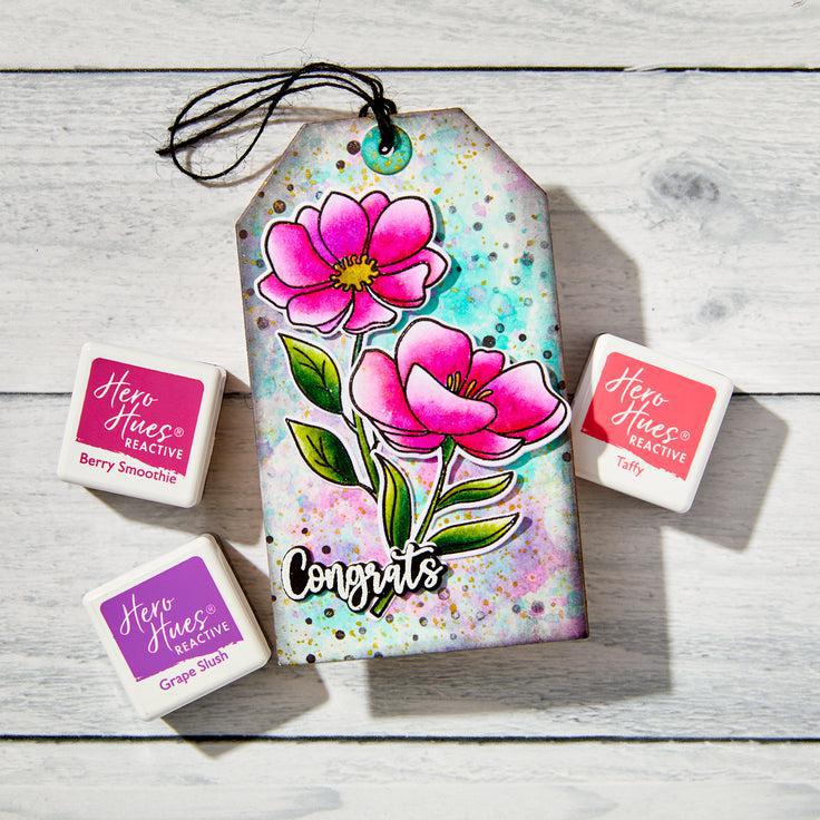 Hero Arts - Blossoms & Birdsong Collection - Clear Stamps & Dies - Here For You-ScrapbookPal
