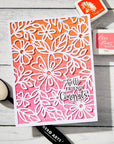 Hero Arts - Blossoms & Birdsong Collection - Fancy Dies - Spring Floral Cover Plate-ScrapbookPal