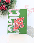 Hero Arts - Candy Cane Season Collection - Clear Stamps - Candy Cane Swag-ScrapbookPal