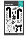 Hero Arts - Candy Cane Season Collection - Clear Stamps - Candy Cane Swag-ScrapbookPal