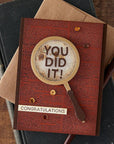 Hero Arts - Case Closed Collection - Clear Stamps & Dies - It's No Mystery-ScrapbookPal