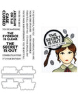 Hero Arts - Case Closed Collection - Clear Stamps & Dies - It's No Mystery-ScrapbookPal