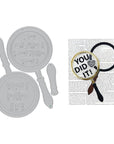 Hero Arts - Case Closed Collection - Dies - Magnifying Glass-ScrapbookPal