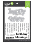 Hero Arts - Charming Easter Collection - Stamp & Cut XL - Happy Easter-ScrapbookPal