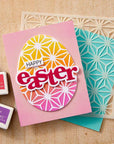 Hero Arts - Charming Easter Collection - Stencils - Asana Pattern-ScrapbookPal