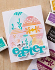 Hero Arts - Charming Easter Collection - Stencils - Color Layering Decorative Eggs-ScrapbookPal