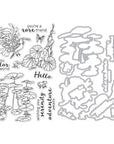Hero Arts - Clear Stamps & Dies - Jungle Serenity-ScrapbookPal