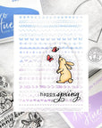 Hero Arts - Clear Stamps & Dies - Spring Bunny-ScrapbookPal