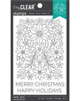 Hero Arts - Clear Stamps - Poinsettia Pattern-ScrapbookPal