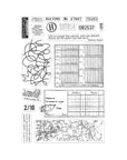 Hero Arts - Clear Stamps - Vintage Map and Ledger