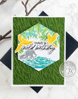 Hero Arts - Cling Stamps - Leafy Background-ScrapbookPal