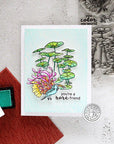 Hero Arts - Cling Stamps - Leafy Background-ScrapbookPal