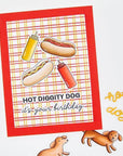 Hero Arts - Coney Club Collection - Clear Stamps - Hot Dog-ScrapbookPal