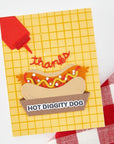 Hero Arts - Coney Club Collection - Clear Stamps - Hot Dog-ScrapbookPal
