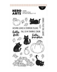 Hero Arts - Cozy Season Collection - Clear Stamps - Hide and Peek-ScrapbookPal