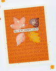 Hero Arts - Cozy Season Collection - Dies - Lovely Little Leaves-ScrapbookPal